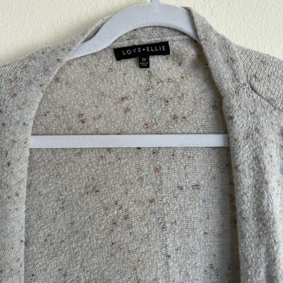 Size 2x Love Ellie Long Cream Sweater - Picture 2 of 4